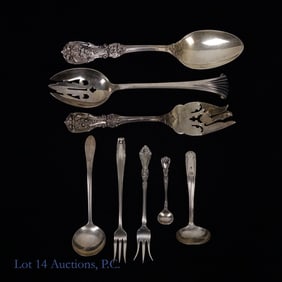 Sterling Silver Serving Ware, R&B, Weidlich, Tuttle, Wallace (8 Pcs.)