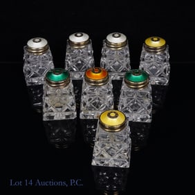 Hroar Prydz Sterling Enamel Salt & Pepper Shakers
