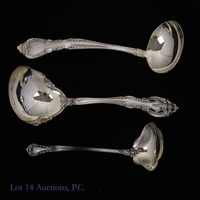 Gorham Sterling Silver Serving Ladles (3)