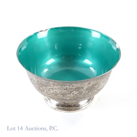 Towle Sterling Silver Enamel Bowl **
