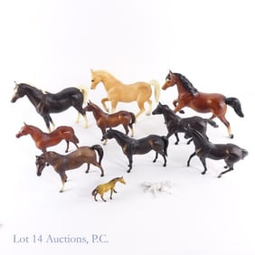Horse Figurines (11) - Including Breyer