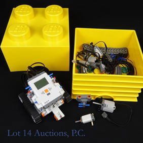 LEGO Mindstorms Pieces (Yellow Copenhagen Case)