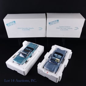 1959 & 1960 Chevrolet Impala Danbury Mint Die Cast