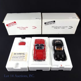 Danbury Mint 1962 & 1963 Corvette Die Cast
