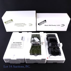 Danbury Mint 1965 &1969 Pontiac GTO Die Cast