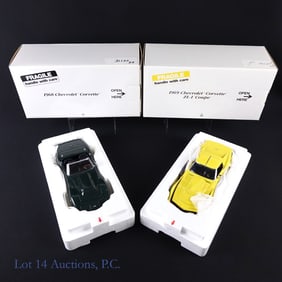 Danbury Mint 1968 & 1969 Corvette Die Cast Models