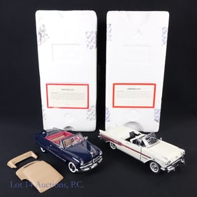 49 Ford, 57 Pontiac Convertibles Franklin Mint (2)