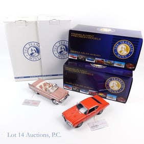 57 Bel Air, 69 Chevelle, Franklin Mint (2)