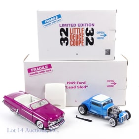 Little Deuce Coupe & Lead Sled, Danbury Mint (2)
