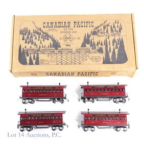 Marx Canadian Pacific Passenger Cars Set 5192