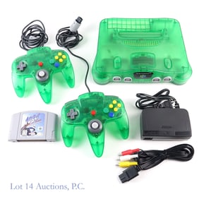 Nintendo 64 Console, Controllers, Game
