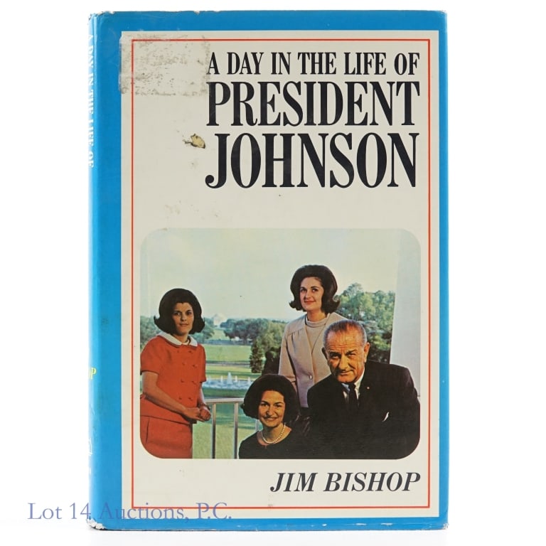 1967 Family Signed L. B. Johnson Book (1 of 6)