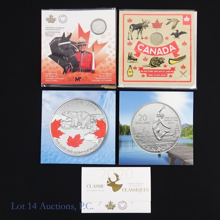 RCM Canada Silver & Clad Coin Sets in OGP (5) (1 of 3)