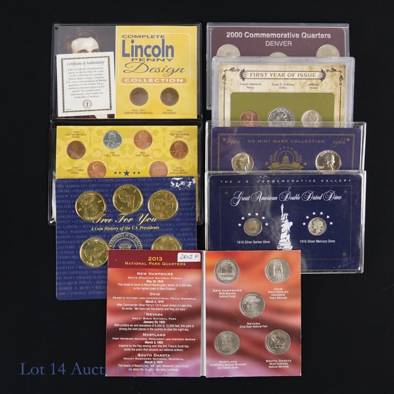 Various U.S. Coins & Medals Sets (6) (1 of 4)