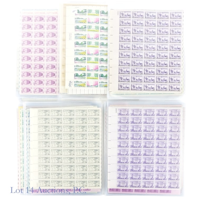 Mint U.S. Postage 50-Stamp Plate Block (90) (1 of 6)