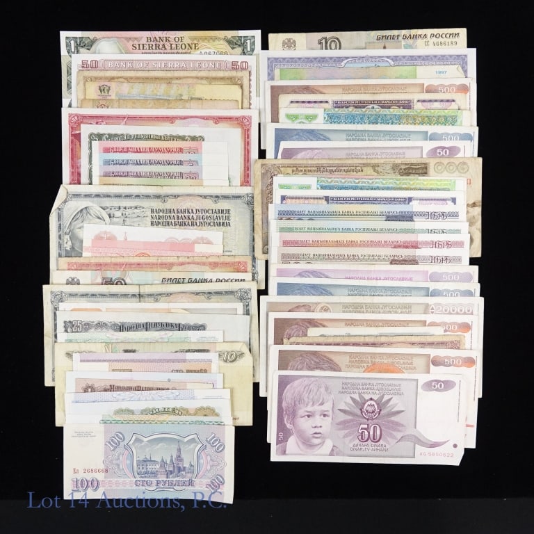 Various World Currencies (60) (1 of 4)