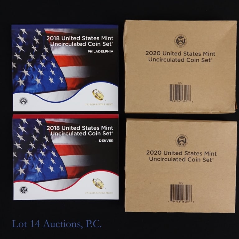 2018 & 2020 U.S. Mint 20-Coin Sets (3) (1 of 6)