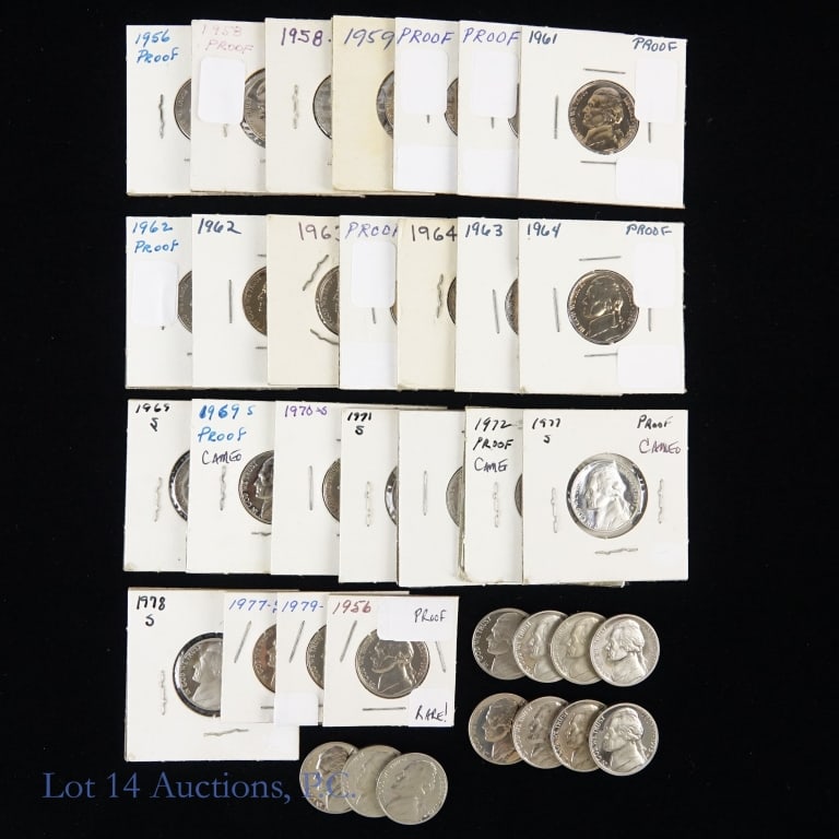 USA Jefferson Nickels (Proof/GEM Cameo Proof) -36 (1 of 5)