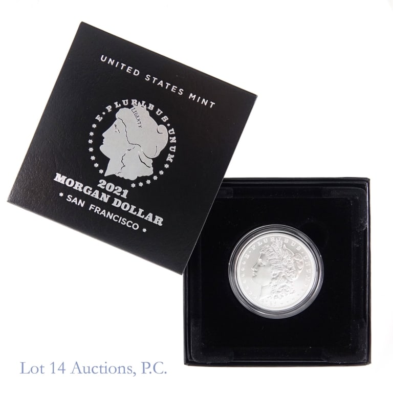 2021-S Silver Morgan Dollar Bullion Coin in OGP (1 of 4)