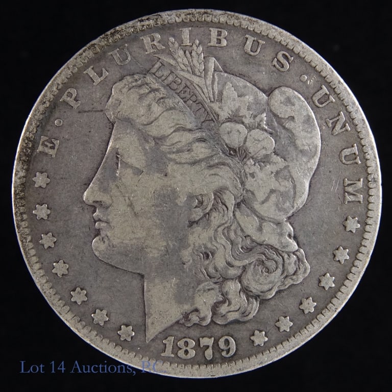 1879-O Silver Morgan Dollar (VF+) (1 of 2)