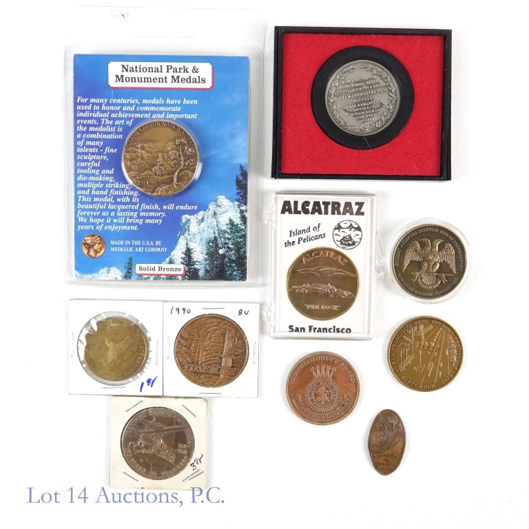 Various Medals & Tokens (10) (1 of 4)