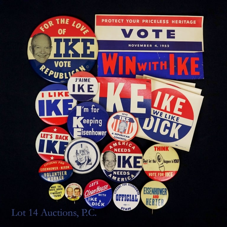 1952 Eisenhower Items (20) (1 of 4)