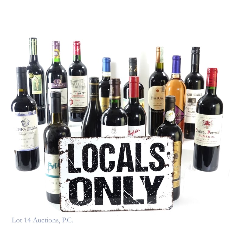 Mystery Wine Lot LOCAL-PICK UP NO SHIPPING (15): 15 bottles total in this lot*****Please read carefully before bidding on this lot. This collection contains a variety of different red wines including a selection of Chianti, Cabernet, Merlot, red ble