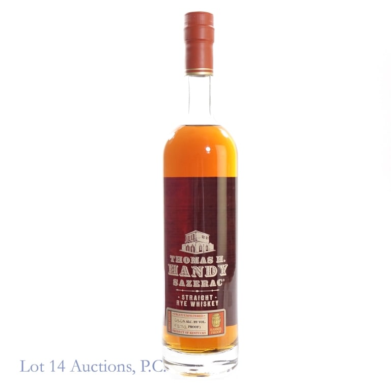 Thomas H. Handy Sazerac Rye 2024 BTAC: Thomas H. Handy Sazerac Rye, 127.2 Proof, 750 ml, 2024 BTAC Release, Aged: 6 Years, 3 Months.