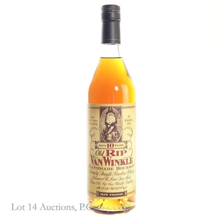 Old Rip Van Winkle 10 Year Bourbon (2024): Old Rip Van Winkle 10 Year Bourbon (2024), 107 Proof, 750 ml.