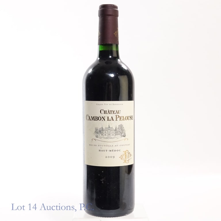 2009 Chateau Cambon La Pelouse Haut-Medoc: 2009 Chateau Cambon La Pelouse Haut-Medoc Grand Vin Bordeaux, 14% ABV, 750 ml, Vintage: 2009, Region: Bordeaux, France, Appellation: Haut-Medoc. 54% Merlot, 42% Cabernet Sauvignon, 4% Petit Verdot.