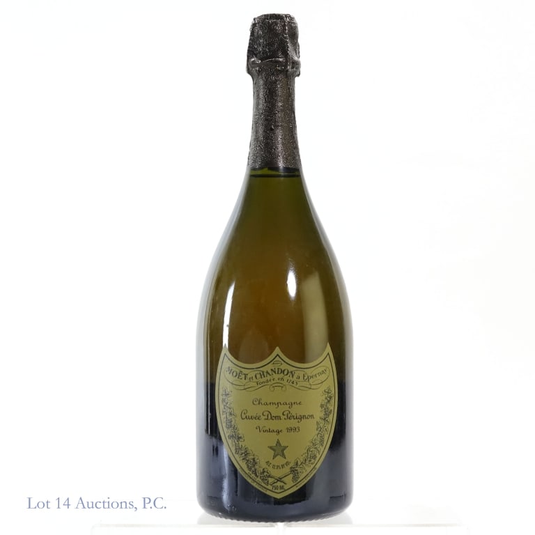 1993 Dom Perignon Brut Champagne: 1993 Dom Perignon Brut Champagne, 12.5% ABV, 750 ml, Vintage: 1993.