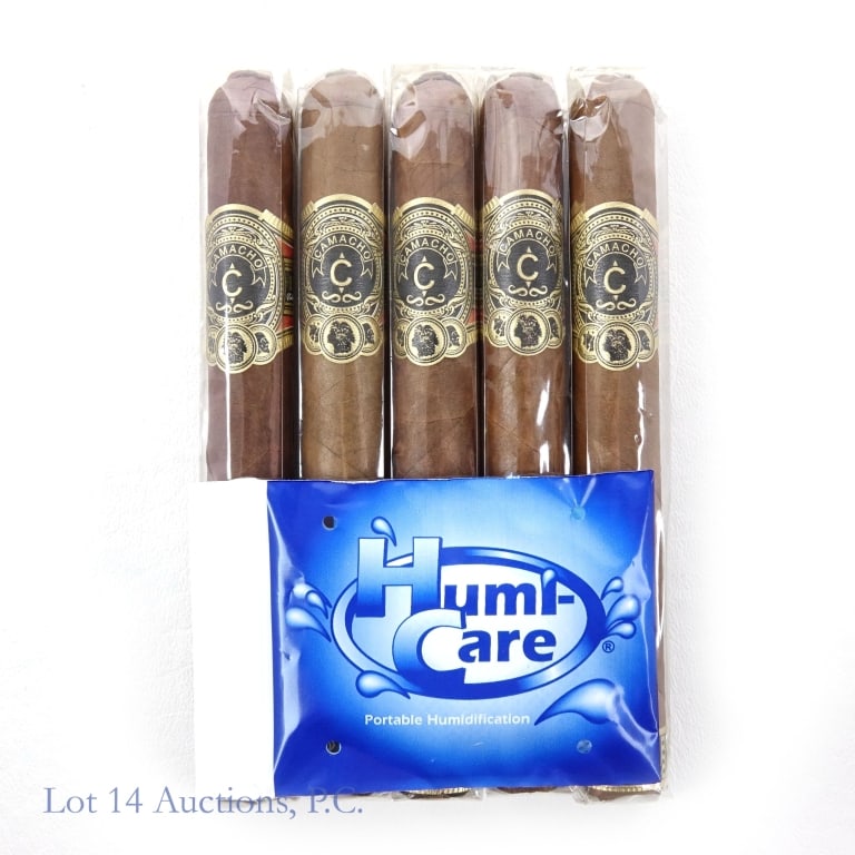 Camacho 1962 "Pre-Embargo" Toro Cigars (5 Pack): Camacho 1962 "Pre-Embargo" Toro Cigars, 6" x 48, Pack of 5, Wrapper: Corojo, Honduran, Origin: Honduras. Consigner stored these cigars since original purchase in a humidity-controlled humidor, and tra