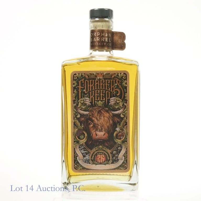 Orphan Barrel 26 Year Forager's Keep SM Scotch: Orphan Barrel 26 Year Forager's Keep Single Malt Scotch, 96 Proof, 750 ml, Bottle #9750.