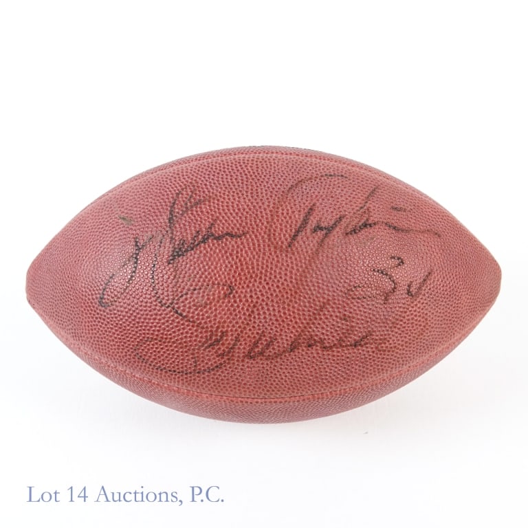 Walter Payton Signed Wilson Official NFL Football (1 of 3)