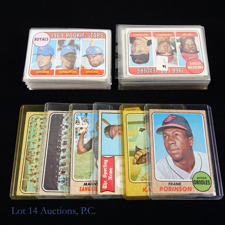 1968 Topps & 1969 Topps Baseball Cards (HOF) (55) (1 of 5)