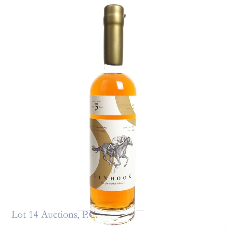 Pinhook 5 Year Vertical Series Bourbon War Bourbon: Pinhook 5 Year Vertical Series Bourbon War Bourbon (2020), 104 Proof, 750 ml, Crop: 2020, Horse Name: Bourbon War.