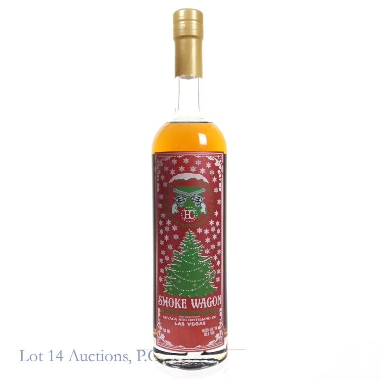 Smoke Wagon Christmas Edition Bourbon: Smoke Wagon Christmas Edition Bourbon, 92.5 Proof, 750 ml, 2022 Release.