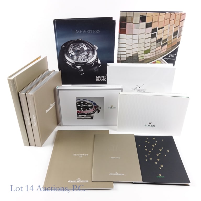 11 Books About Collector Watches: Collection of eleven books about collector watches. This collection includes 5 books related to Jaeger-LeCoultre watches***3 books related to Rolex watches***1 book related to Brequet watches***2 book