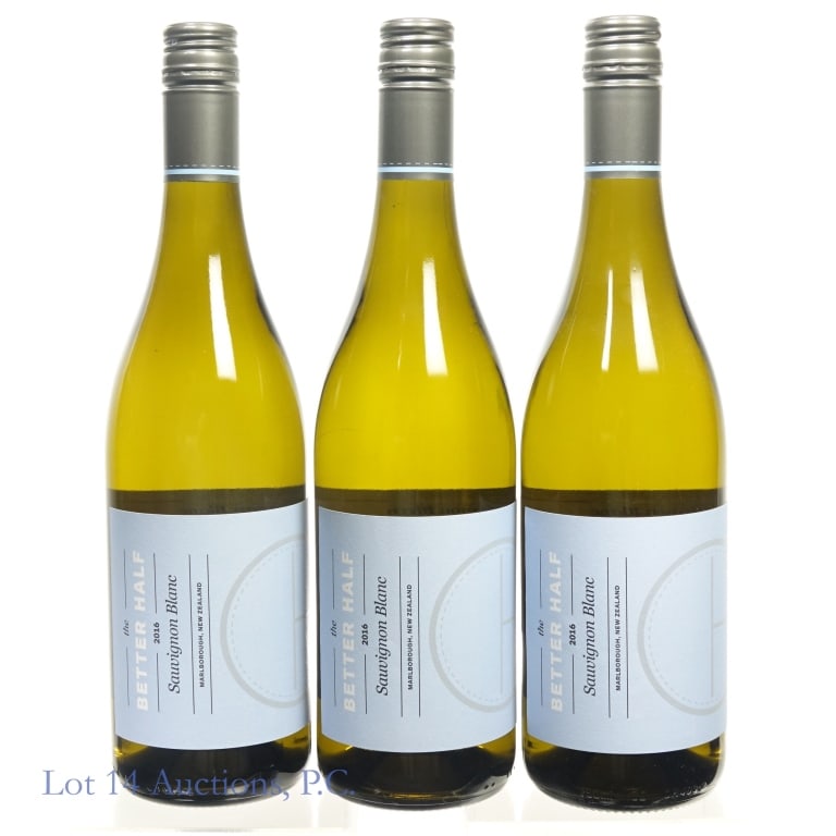 2016 The Better Half Sauvignon Blanc (3): 2016 The Better Half Sauvignon Blanc, 13.5% ABV, 750 ml (x3), Vintage: 2016, Region: Marlborough, New Zealand.