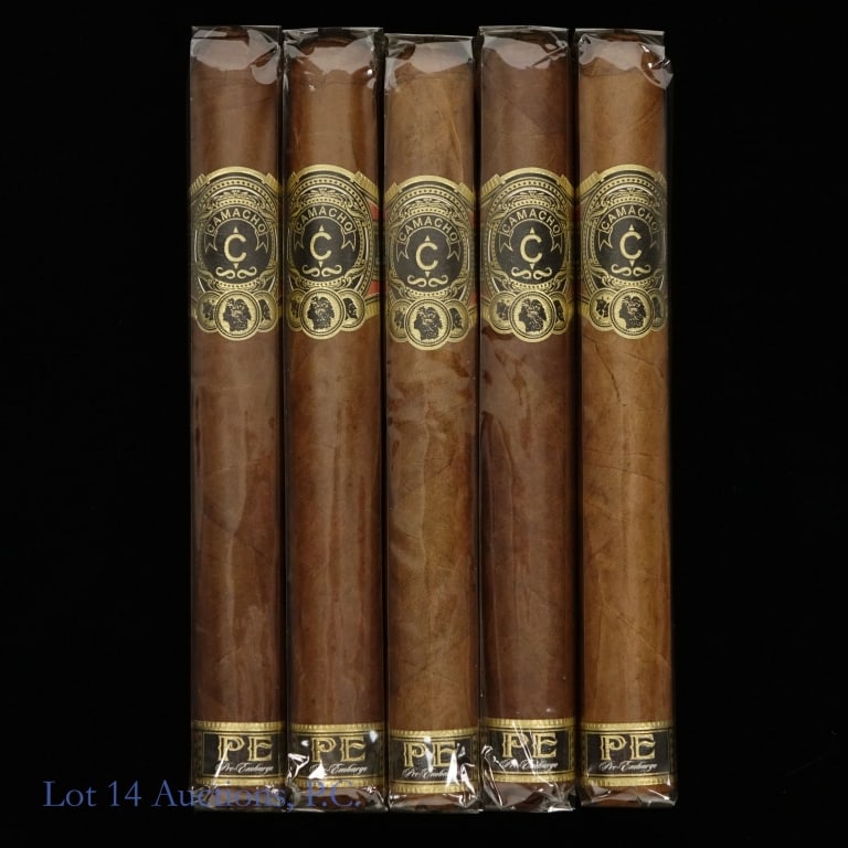 Camacho 1962 "Pre-Embargo" Toro Cigars (5 Pack): Camacho 1962 "Pre-Embargo" Toro Cigars, 6" x 48, Pack of 5, Wrapper: Corojo, Honduran, Origin: Honduras. Consigner stored these cigars since original purchase in a humidity-controlled humidor, and tra