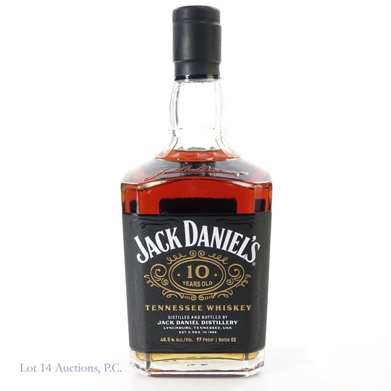 Jack Daniel's 10 Year Tennessee Whiskey Batch 2: Jack Daniel's 10 Year Tennessee Whiskey, 97 Proof, 700 ml, Batch #2.
