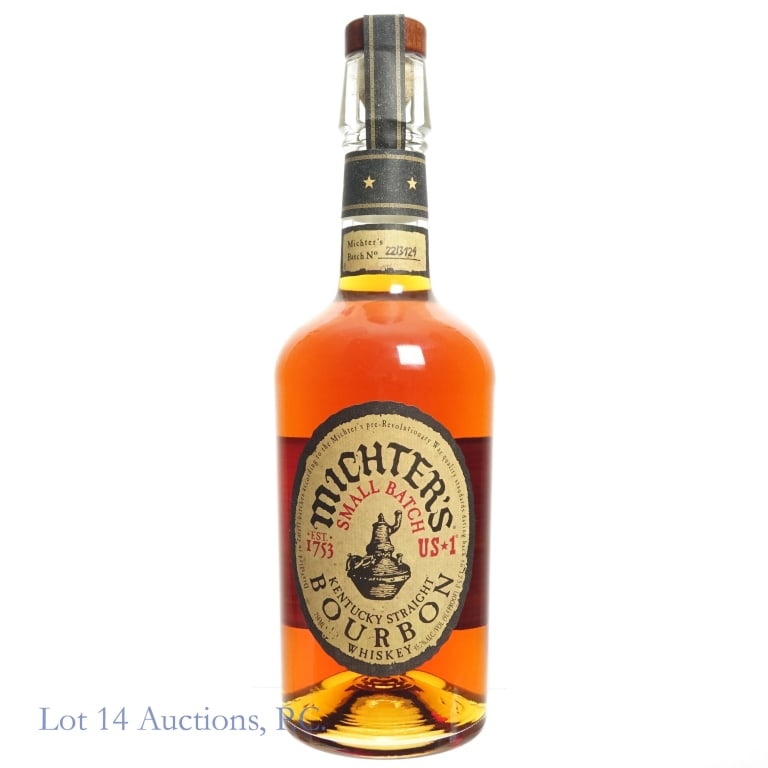Michter's Small Batch Bourbon (2022): Michter's Small Batch Bourbon (2022), 91.4 Proof, 750 ml, Batch #2213129.