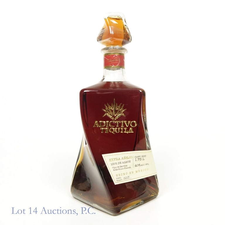 Adictivo Extra Anejo Tequila (1.75 L): Adictivo Extra Anejo Tequila, 80 Proof, 1.75 Liters, Bottle #12031.