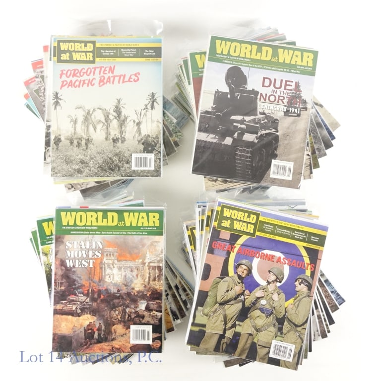 World at War Magazines #41-83 **: World at War: The Strategy & Tactics of World War II. ** Some issues are missing from the order ** Issues #41-67 and #71-83 are all complete with their board games. Game pieces are unpunched and intac