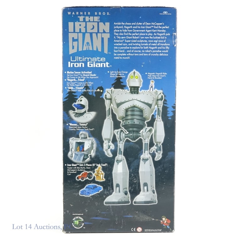 1999 Trendmasters The Iron Giant Robot Toy (NIB): 1999 Trendmasters The Iron Giant Robot Motorized Toy Figure (NIB - New In Box / Factory Sealed). Please see images for details regarding condition.