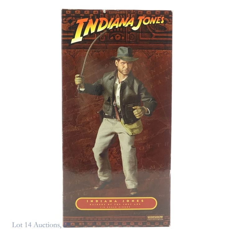 Sideshow Indiana Jones Raiders Figure (1:6) (CIB): 2008 Sideshow Collectibles Indiana Jones Raiders Of The Lost Ark 1:6 Scale Figure (CIB - Complete In Box). Please see images for details regarding condition.(Note: Complete in Box means that this is N