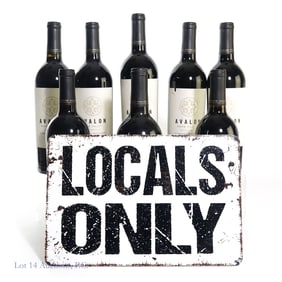 2012 Avalon Cabernet Sauvignon (8, LOCAL PICK-UP)