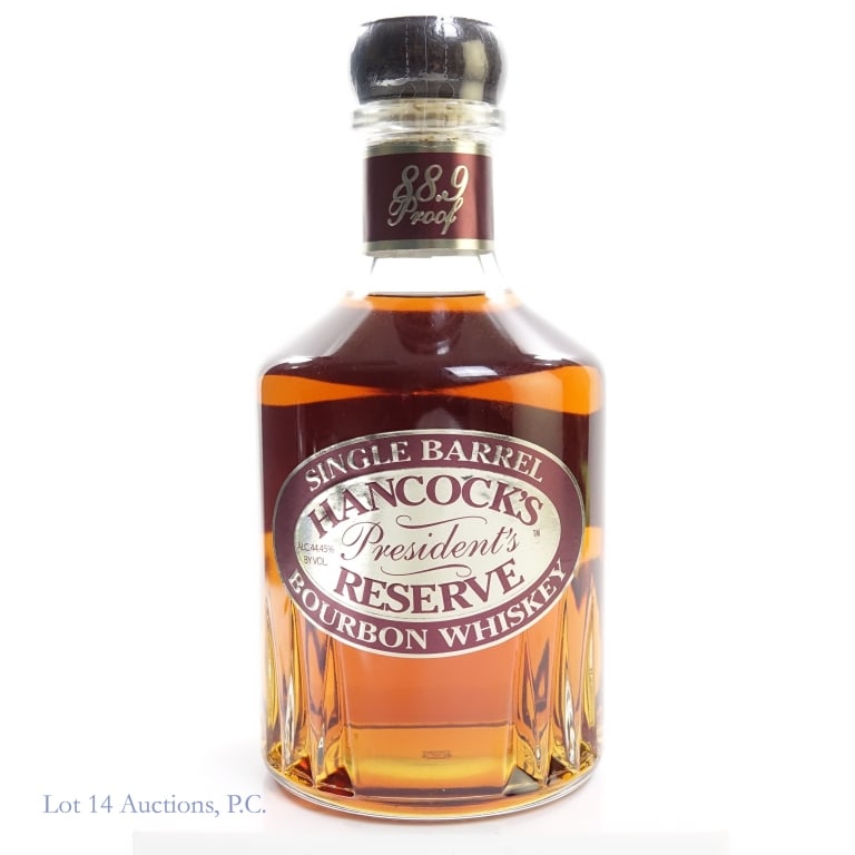 Hancock's President's Reserve SB Bourbon (2024): Hancock's President's Reserve Single Barrel Bourbon (2024), 88.9 Proof, 750 ml.
