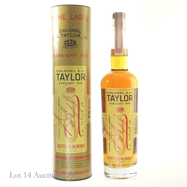 Colonel E.H. Taylor Straight Rye Whiskey (2021): Colonel E.H. Taylor Straight Rye Whiskey (2021), 100 Proof, 750 ml.