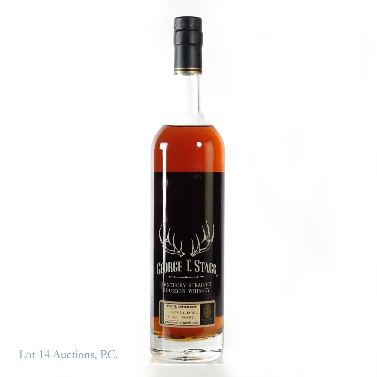 George T. Stagg Barrel Proof Bourbon 2023 BTAC: George T. Stagg Barrel Proof Bourbon, 135 Proof, 750 ml, 2023 BTAC Release, Aged: 15 Years, 4 Months.
